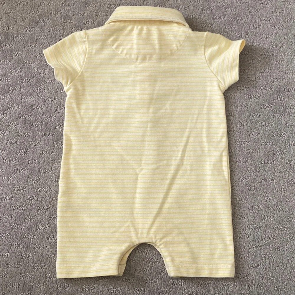 Me & Henry polo romper & bodysuit bundle, 3-6M.
